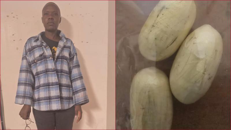 Anna Nekesa was found with pellets of cocaine.
